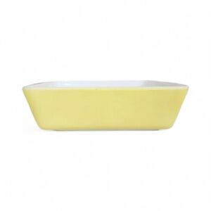 Vintage Large Yellow Pyrex 'Refrigerator' Fridgie Dish #503-B